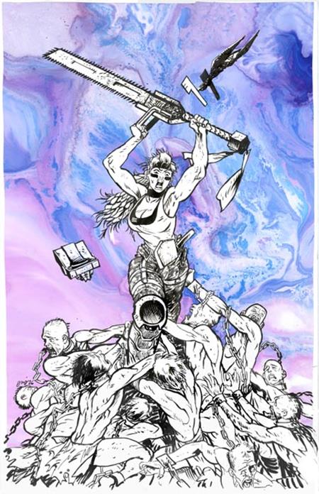 CHAINKATA #1 CVR H 1:100 DANIEL WARREN JOHNSON RAW ART VAR (PRESALE 11/18/26)
