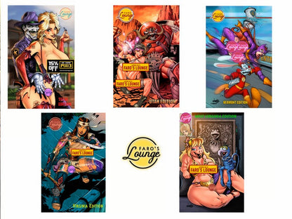 American Safari Sketchbook: Utah – Jubilee & Immortem Juggernaut Mad Max Mutants Mature B&W Pinup Art & Erotic Stories