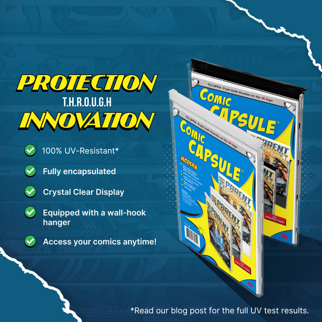 Black Modern Size ComicCapsule