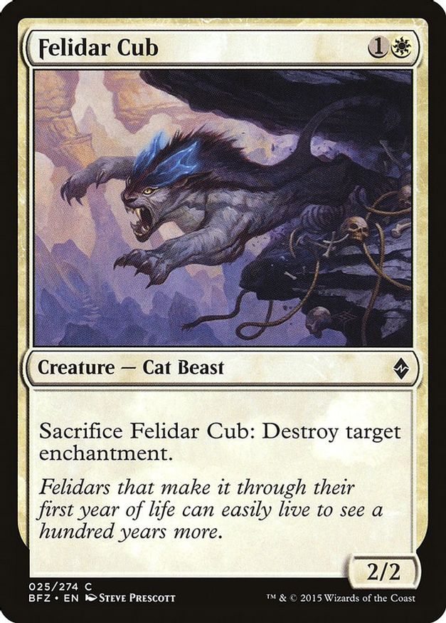 Felidar Cub | 25 | Battle for Zendikar