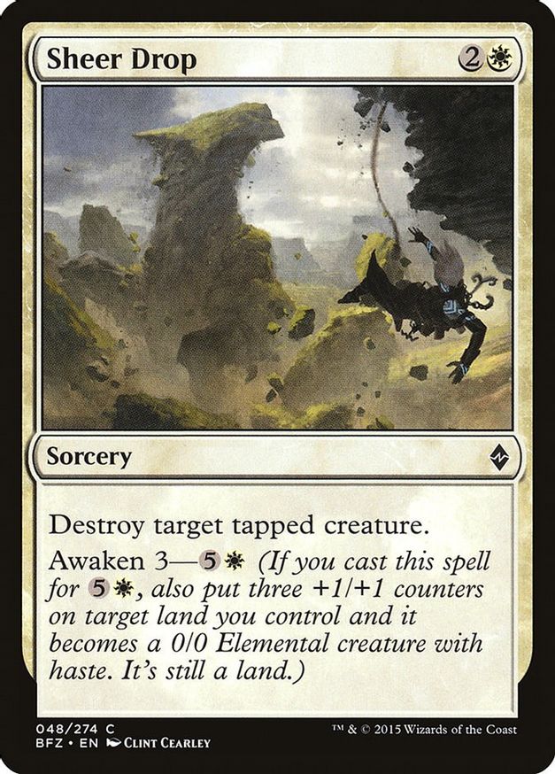 Sheer Drop | 48 | Battle for Zendikar