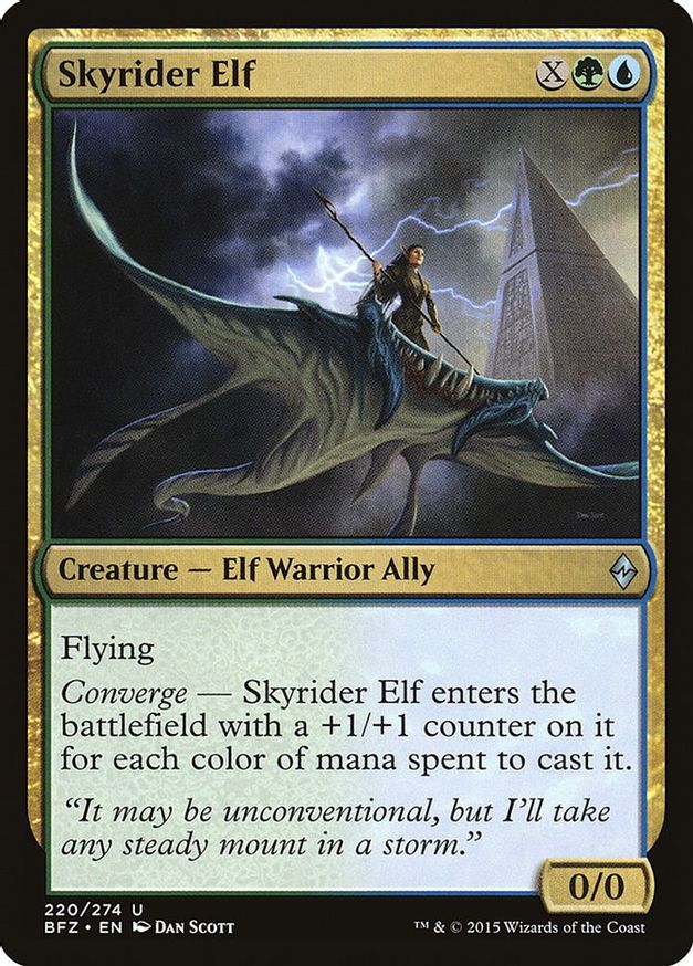 Skyrider Elf | 220 | Battle for Zendikar