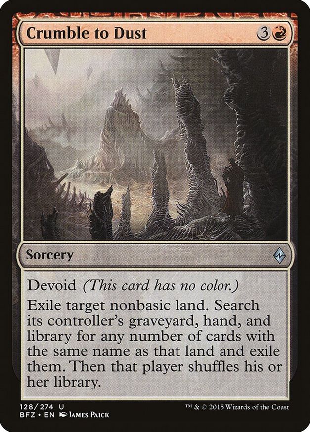 Crumble to Dust | 128 | Battle for Zendikar
