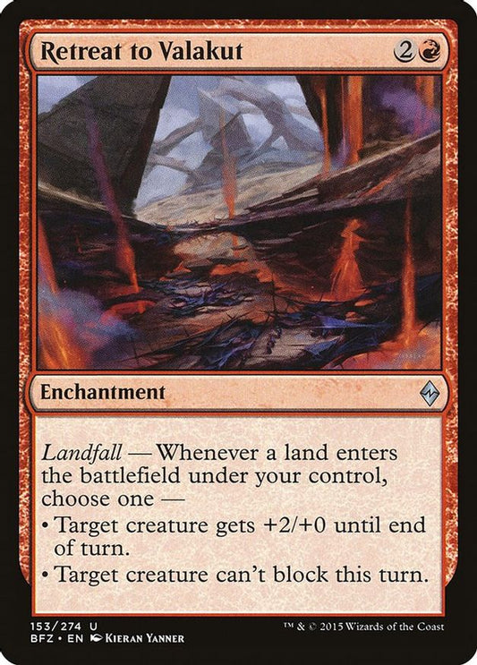 Retreat to Valakut | 153 | Battle for Zendikar