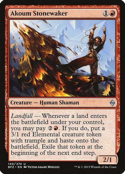 Akoum Stonewaker | 140 | Battle for Zendikar