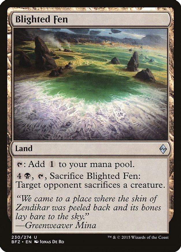 Blighted Fen | 230 | Battle for Zendikar