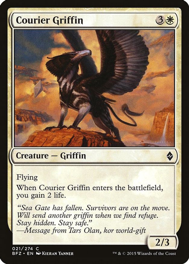 Courier Griffin | 21 | Battle for Zendikar