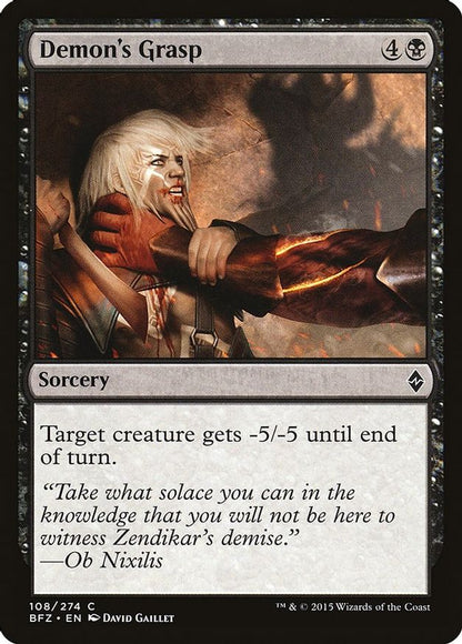 Demon's Grasp | 108 | Battle for Zendikar