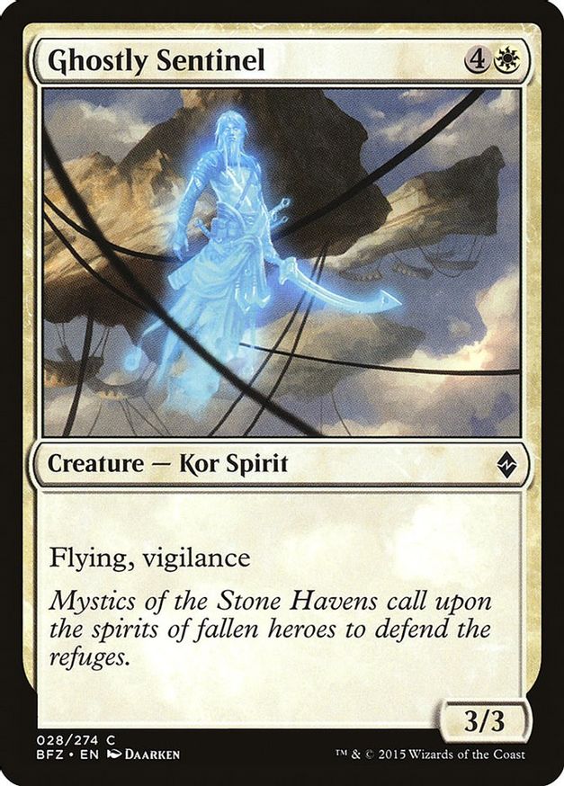 Ghostly Sentinel | 28 | Battle for Zendikar