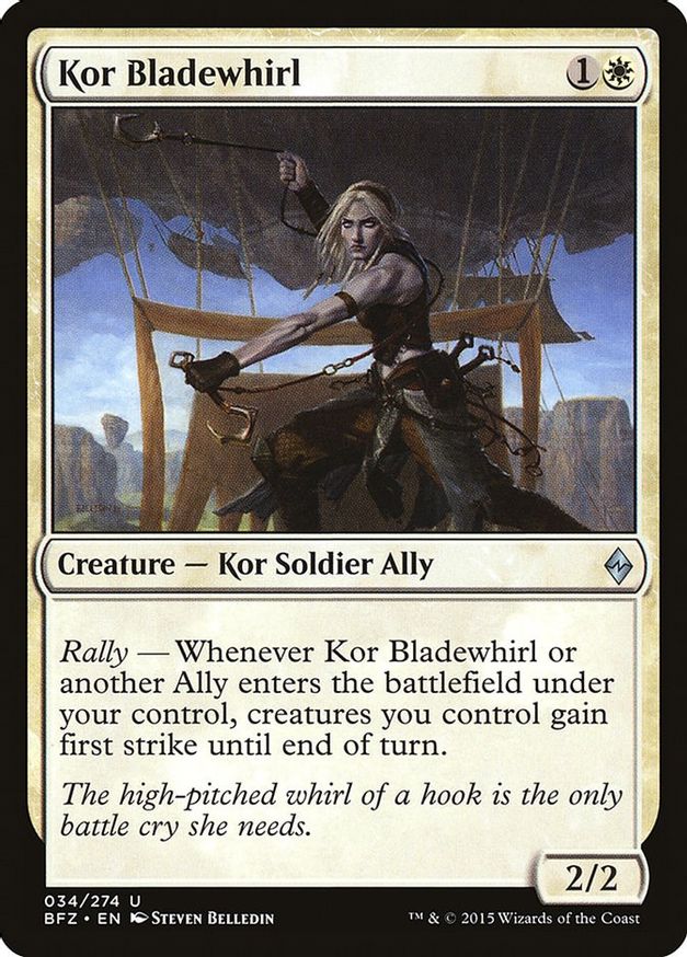 Kor Bladewhirl | 34 | Battle for Zendikar