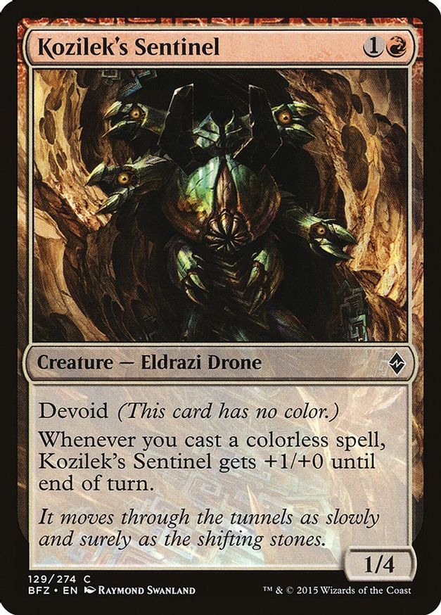 Kozilek's Sentinel | 129 | Battle for Zendikar