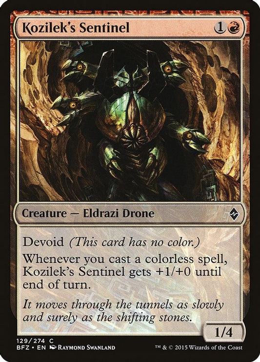 Kozilek's Sentinel | 129 | Battle for Zendikar