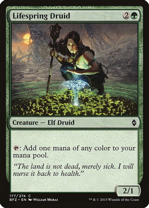 Lifespring Druid | 177 | Battle for Zendikar