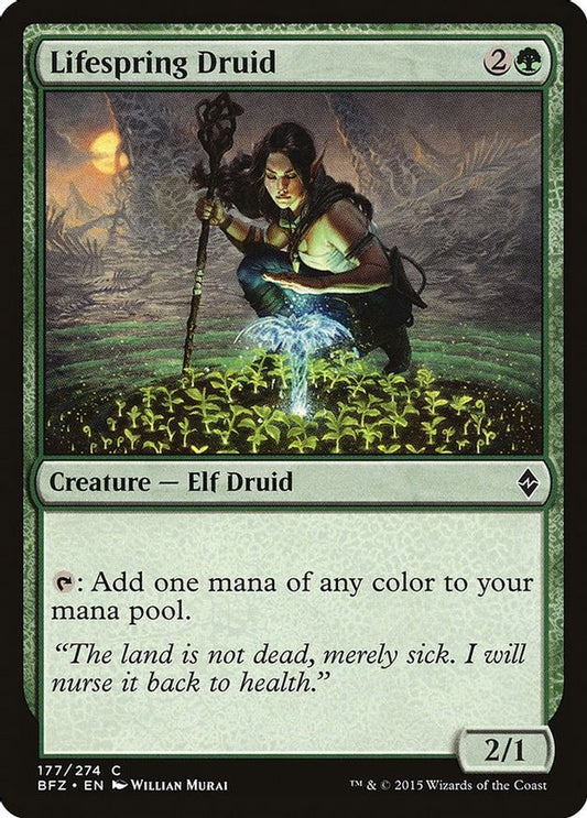 Lifespring Druid | 177 | Battle for Zendikar