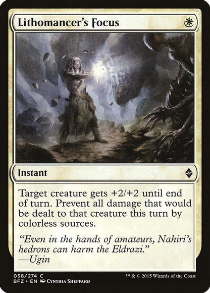 Lithomancer's Focus | 38 | Battle for Zendikar