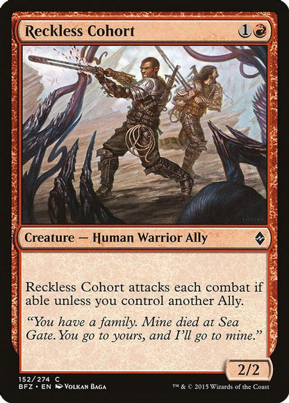 Reckless Cohort | 152 | Battle for Zendikar