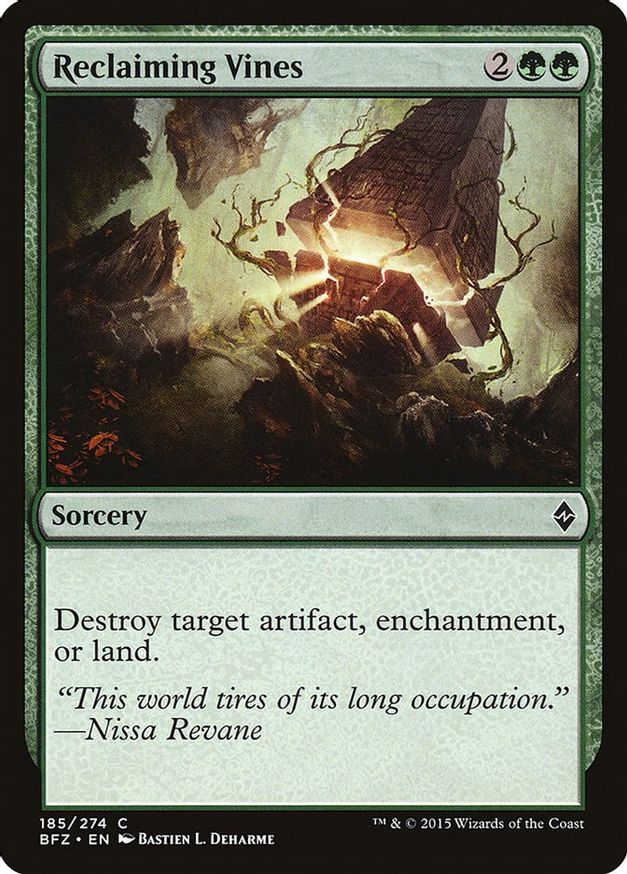 Reclaiming Vines | 185 | Battle for Zendikar