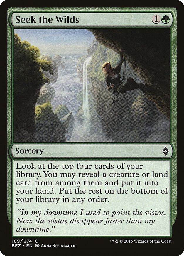 Seek the Wilds | 189 | Battle for Zendikar