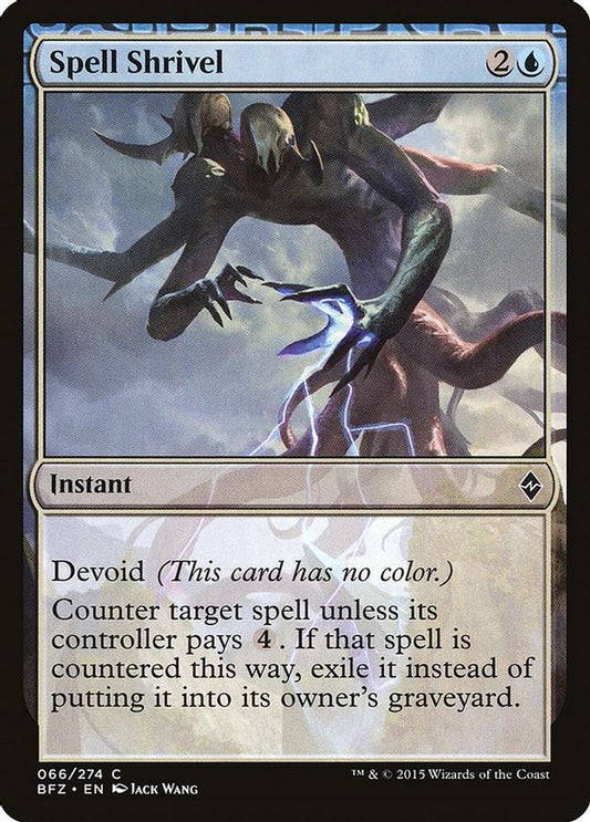 Spell Shrivel | 66 | Battle for Zendikar