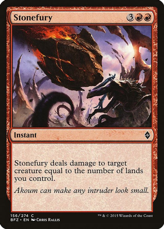 Stonefury | 156 | Battle for Zendikar