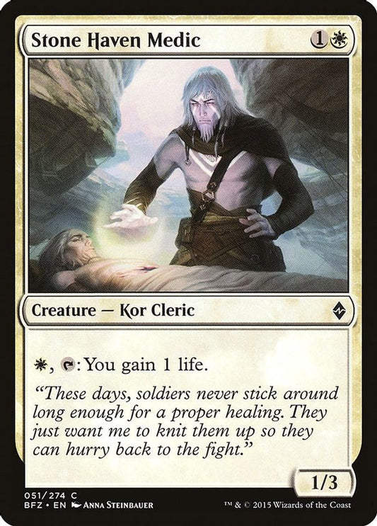 Stone Haven Medic | 51 | Battle for Zendikar