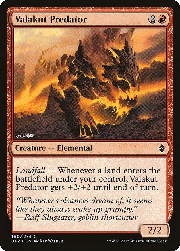 Valakut Predator | 160 | Battle for Zendikar