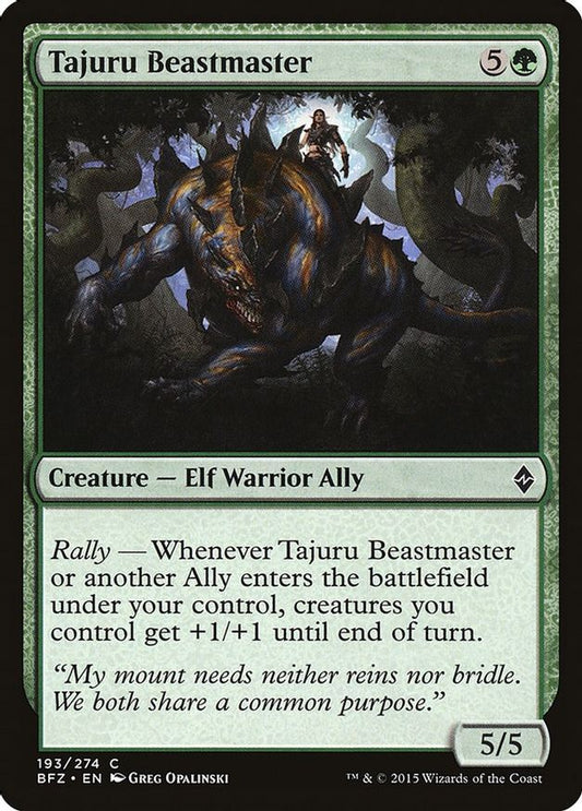 Tajuru Beastmaster | 193 | Battle for Zendikar