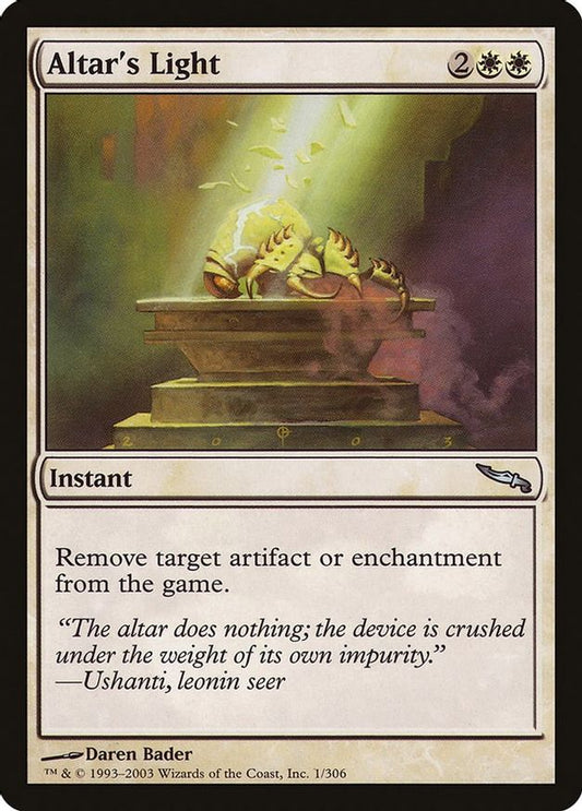Altar's Light | 1 | Mirrodin