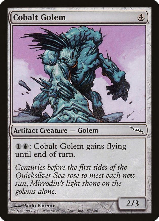 Cobalt Golem | 157 | Mirrodin