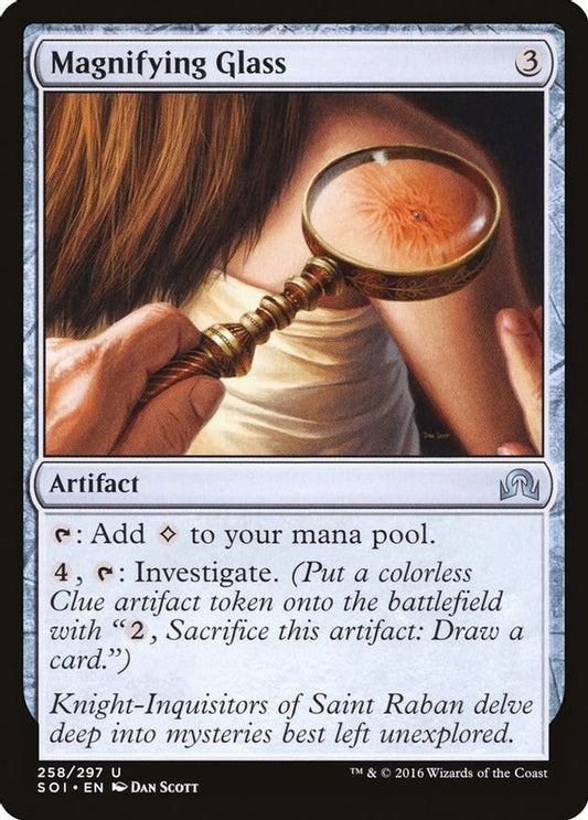 Magnifying Glass | 258 | Shadows over Innistrad