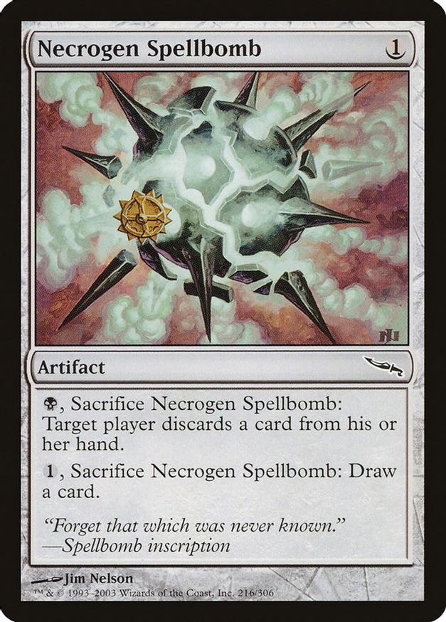 Necrogen Spellbomb | 216 | Mirrodin