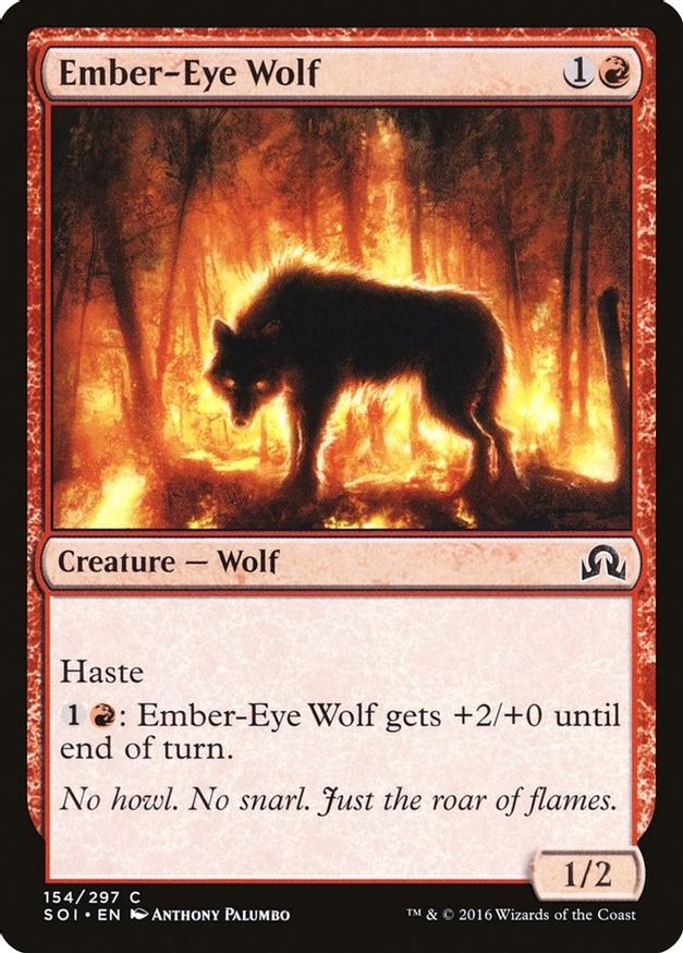 Ember-Eye Wolf | 154 | Shadows over Innistrad