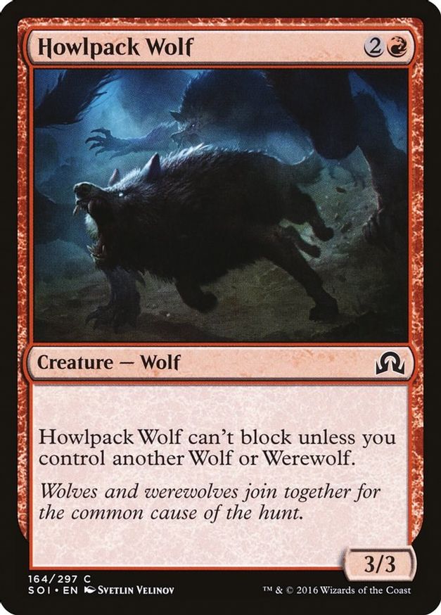 Howlpack Wolf | 164 | Shadows over Innistrad