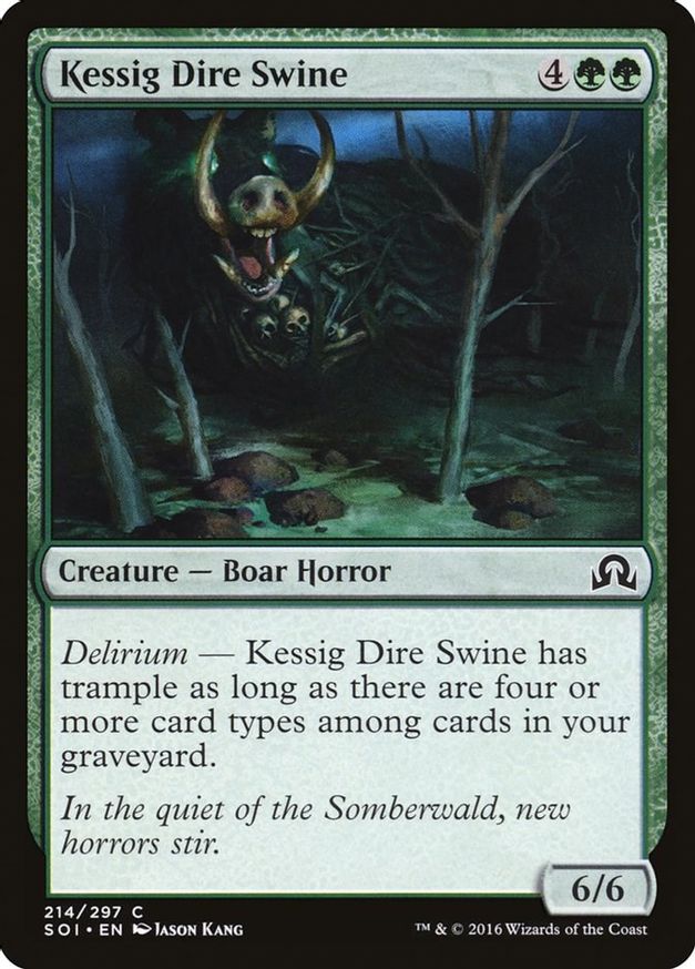 Kessig Dire Swine | 214 | Shadows over Innistrad