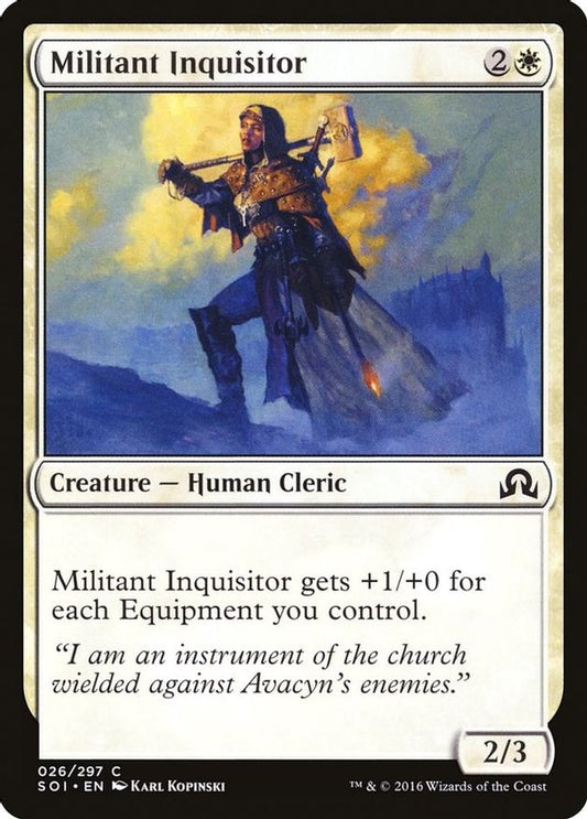 Militant Inquisitor | 26 | Shadows over Innistrad