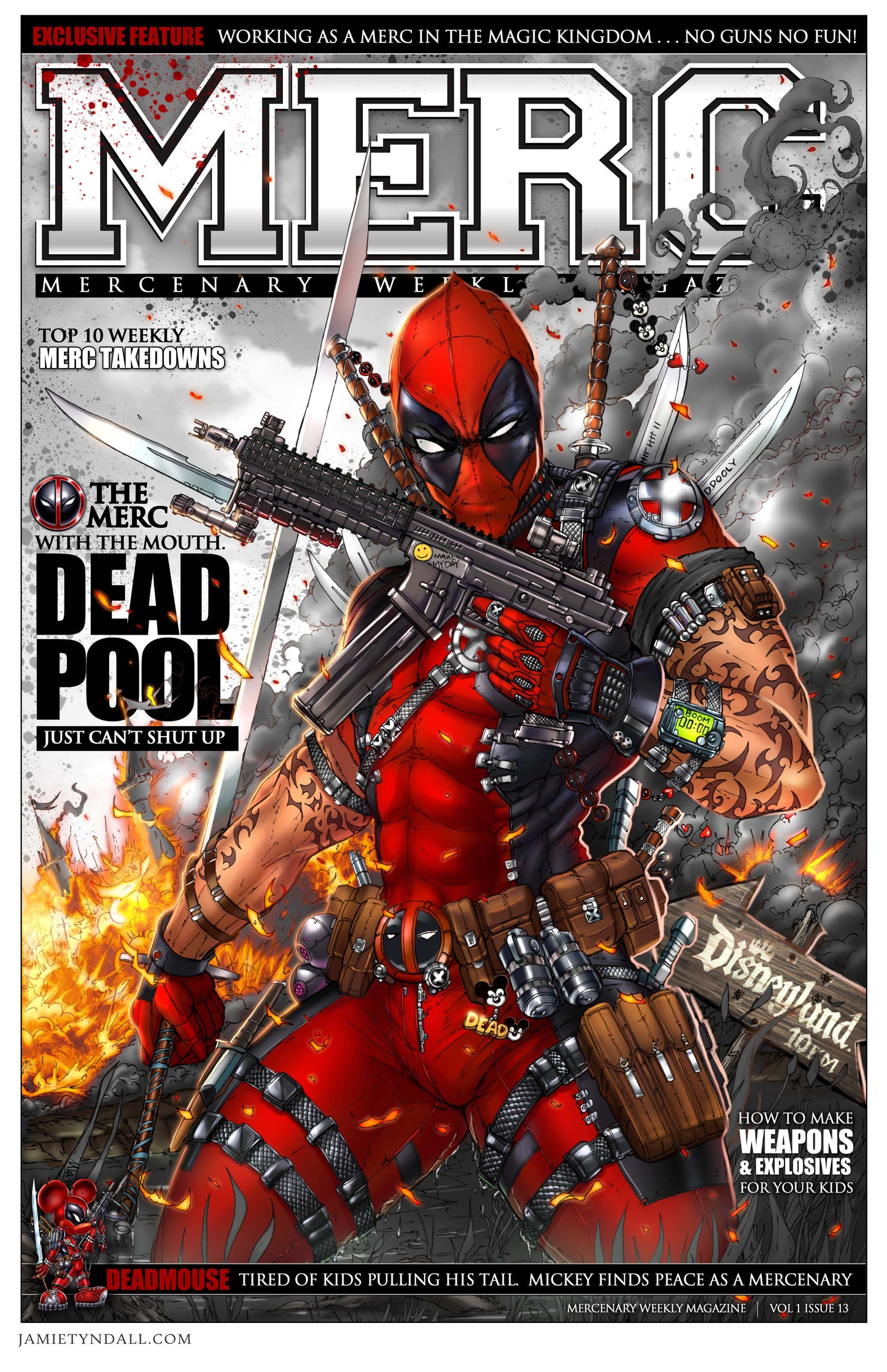 Deadpool Merc Print