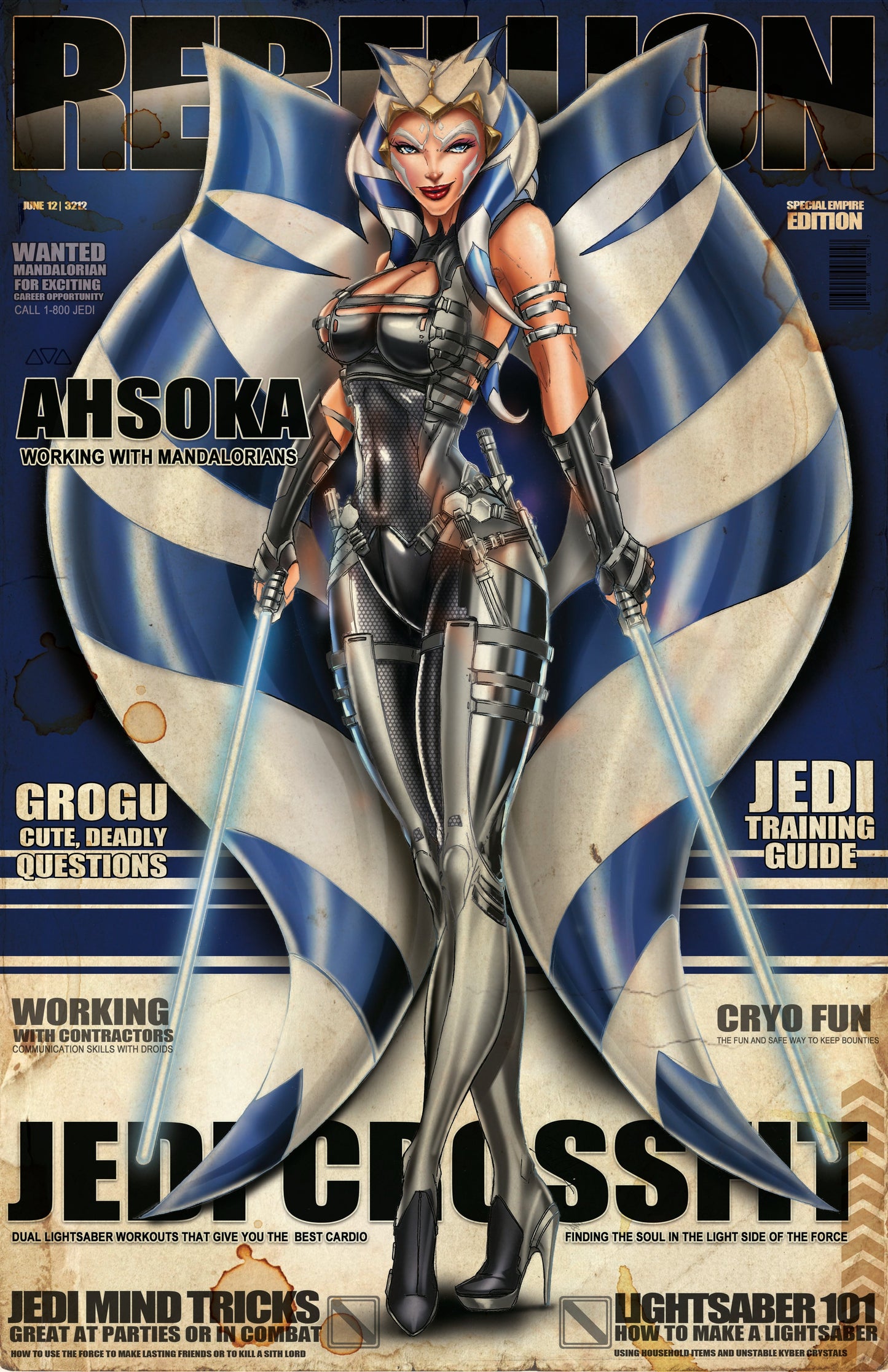 Retro Ahsoka Print