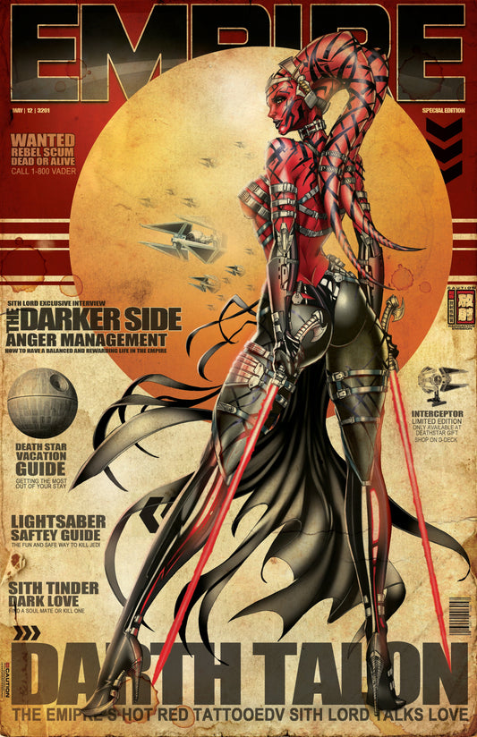 Retro Darth Talon Print