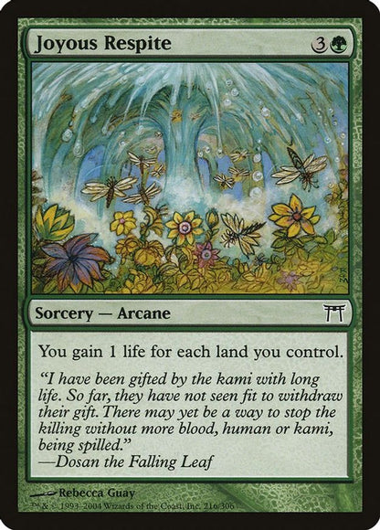 Joyous Respite | 216 | Champions of Kamigawa