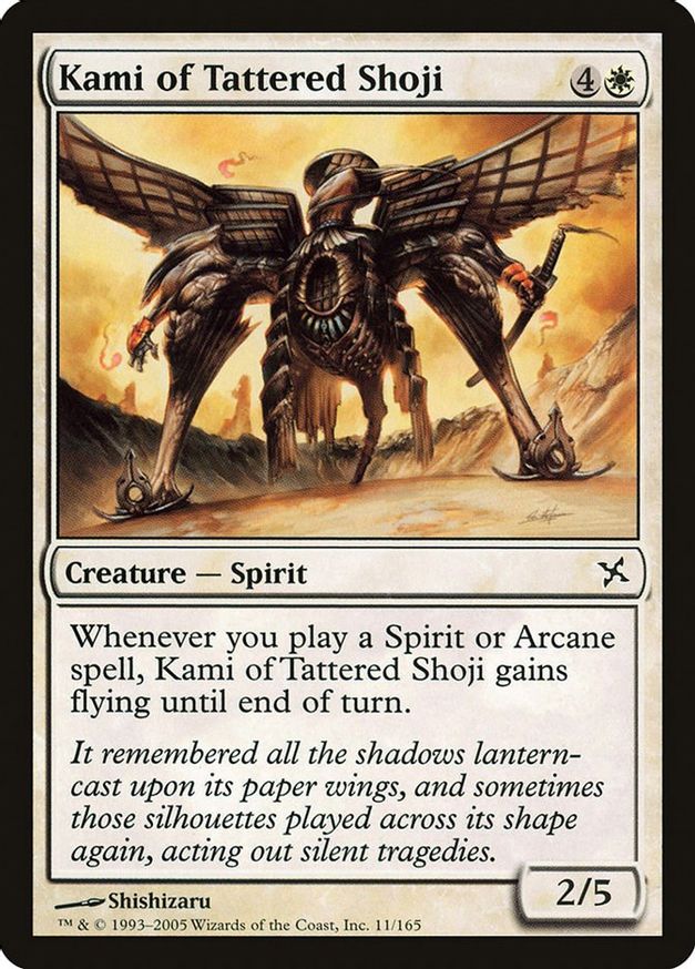Kami of Tattered Shoji | 11 | Betrayers of Kamigawa