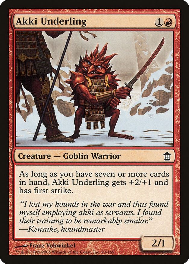Akki Underling | 93 | Saviors of Kamigawa