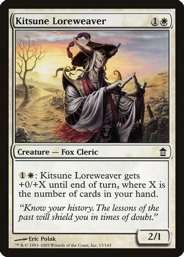 Kitsune Loreweaver | 17 | Saviors of Kamigawa