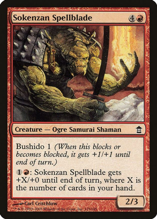 Sokenzan Spellblade | 115 | Saviors of Kamigawa