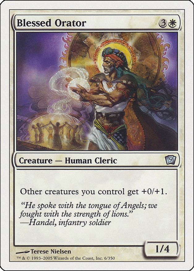 Blessed Orator | 6 | 9th Edition