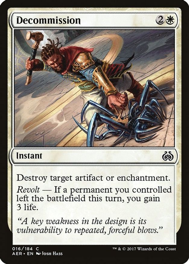 Decommission | 16 | Aether Revolt