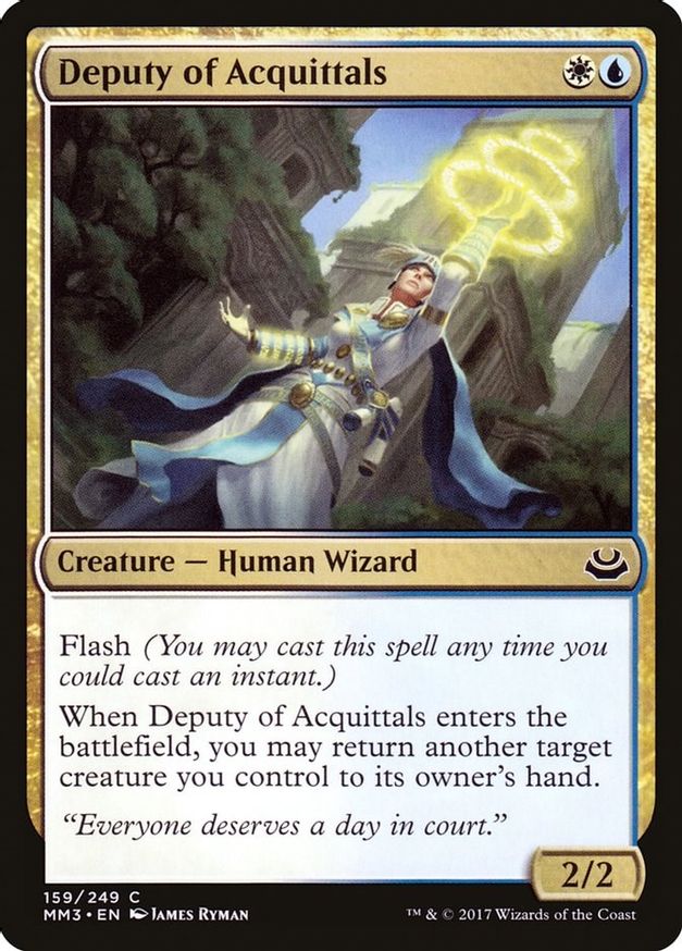 Deputy of Acquittals | 159 | Modern Masters 2017