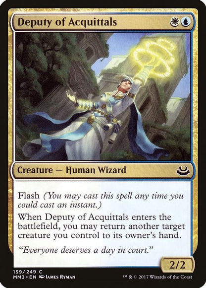 Deputy of Acquittals | 159 | Modern Masters 2017