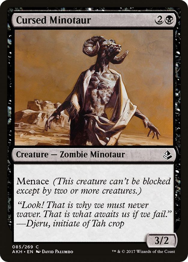 Cursed Minotaur | 85 | Amonkhet