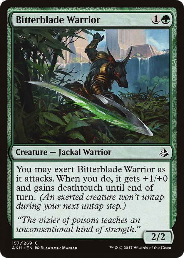 Bitterblade Warrior | 157 | Amonkhet