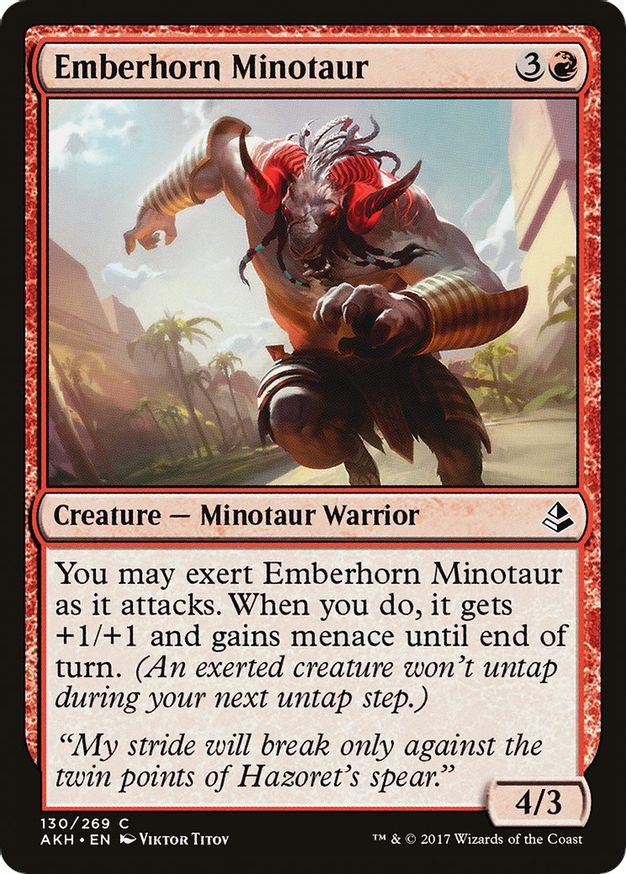 Emberhorn Minotaur | 130 | Amonkhet